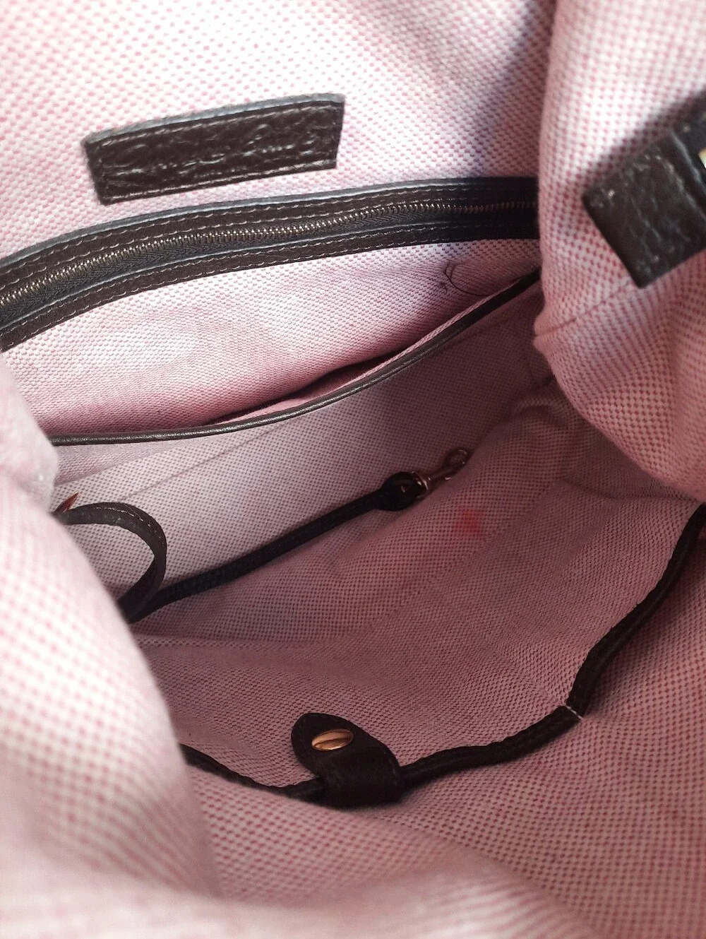 DOONEY & BOURKE Equestrian Bridle Leather Hobo Zip Pocket Sac Slouchy  Buckle
